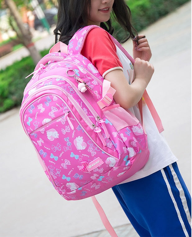 Printed backpack