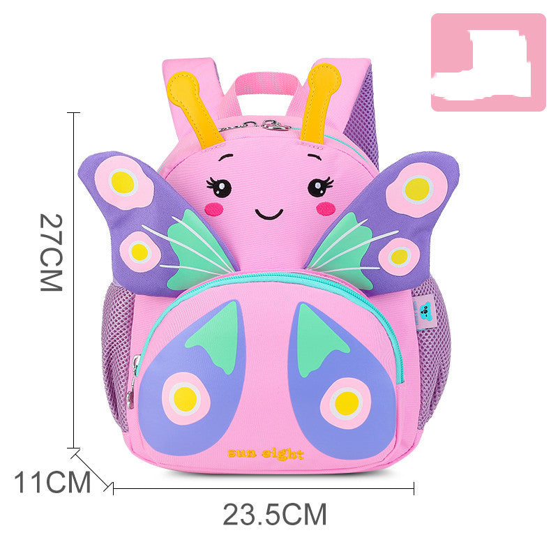 Cute Cartoon Shoulders Baby Lightweight Backpack Elementary School Schoolbag