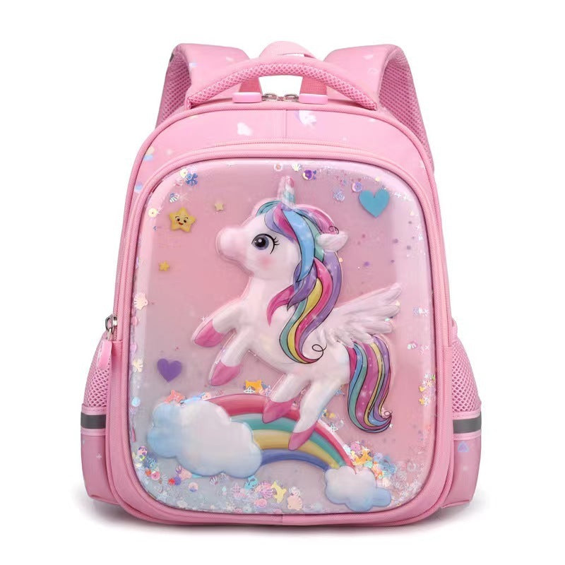 Decompression Waterproof Good-looking Mermaid Children Backpack