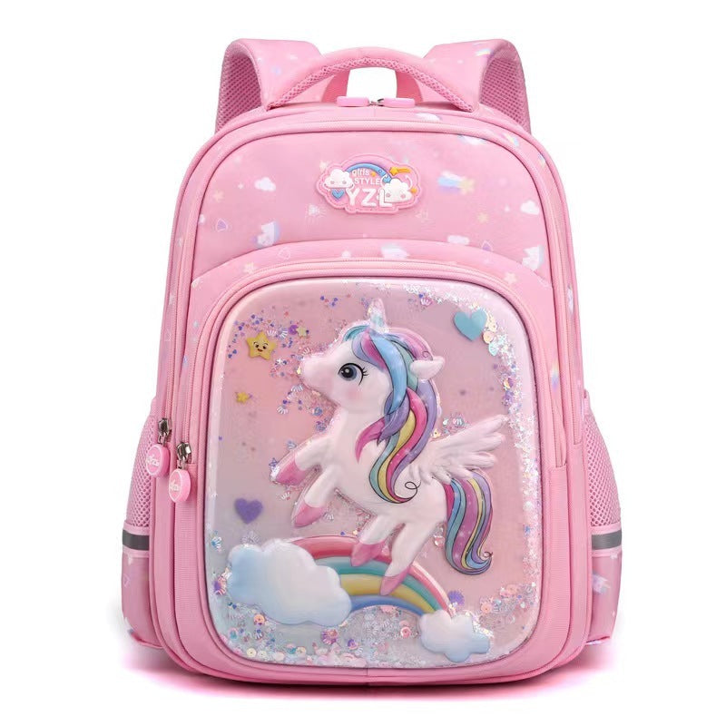 Decompression Waterproof Good-looking Mermaid Children Backpack